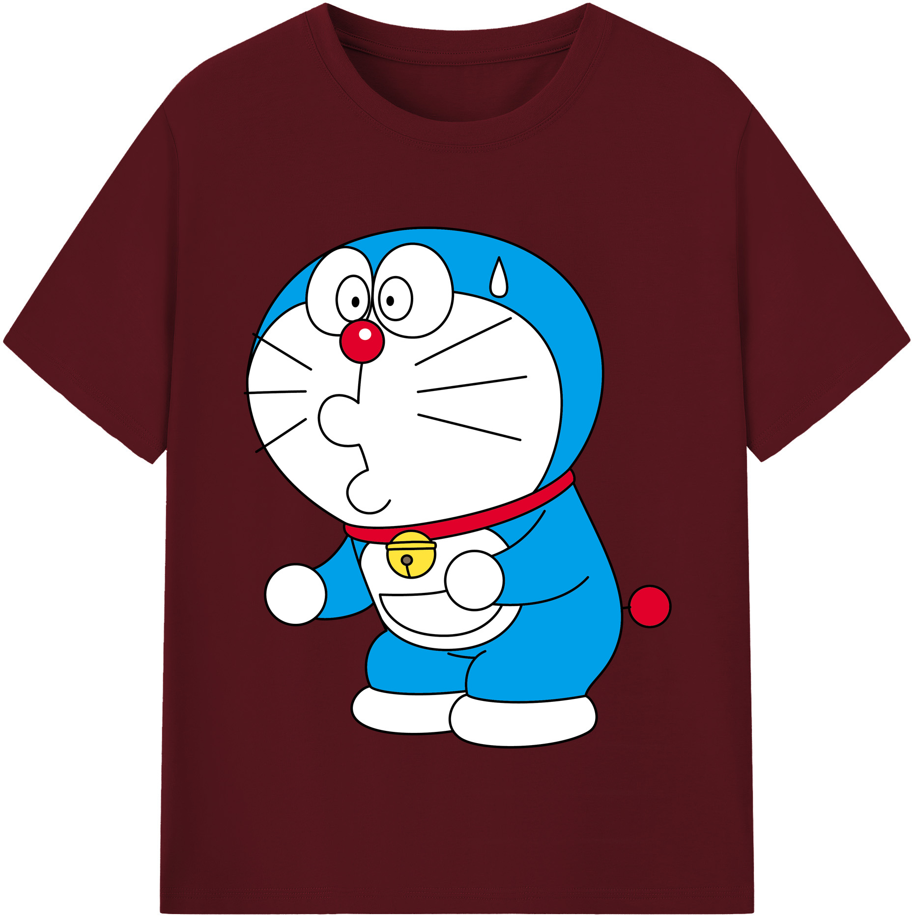 （画像用） ドラえもん Doraemon 綿100％半袖Tシャツ（フロントプリント）